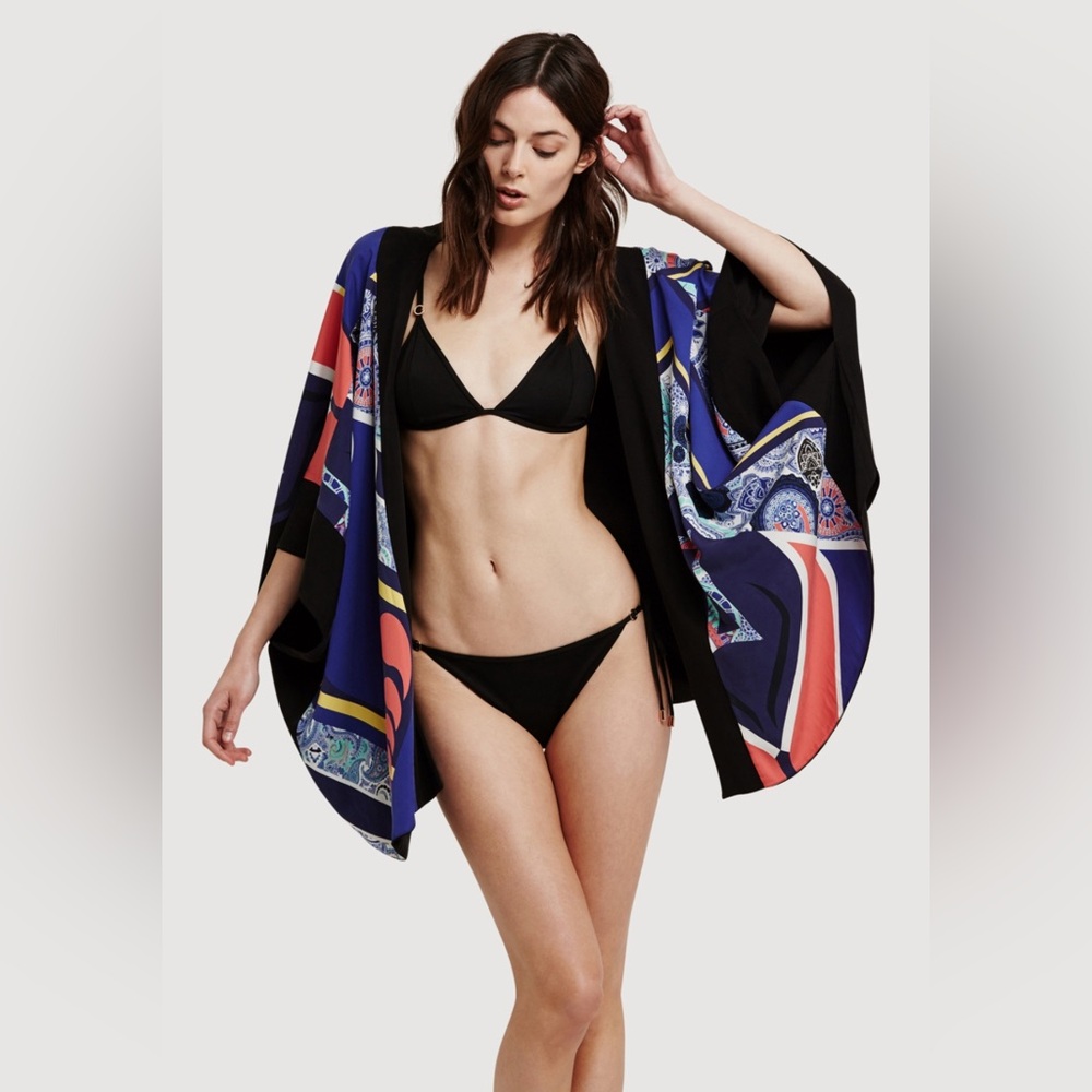 Kit and Ace reversible silk cover-up